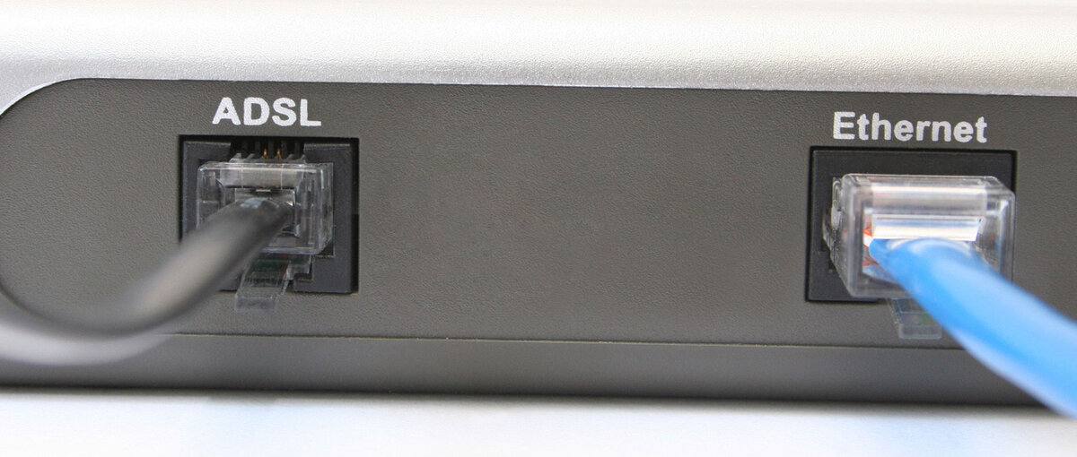 fonial mit einem Router verbinden Router Ansicht von hinten