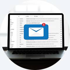 Online registrieren und E-Mail bestätigen