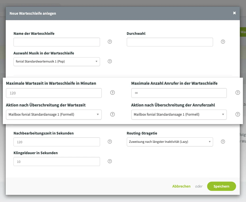 Anrufermanagement in der Warteschleife Anrufermanagement in der Warteschleife