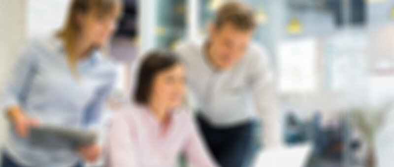 Verschwommenes Bild Teammeeting