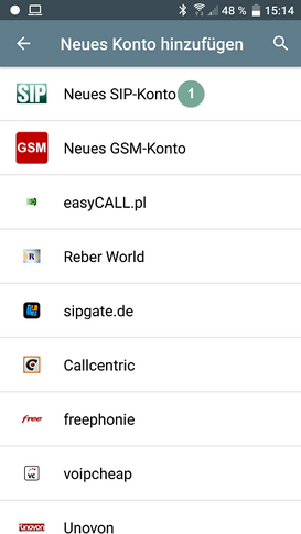 Groundwire für Android - Schritt 1