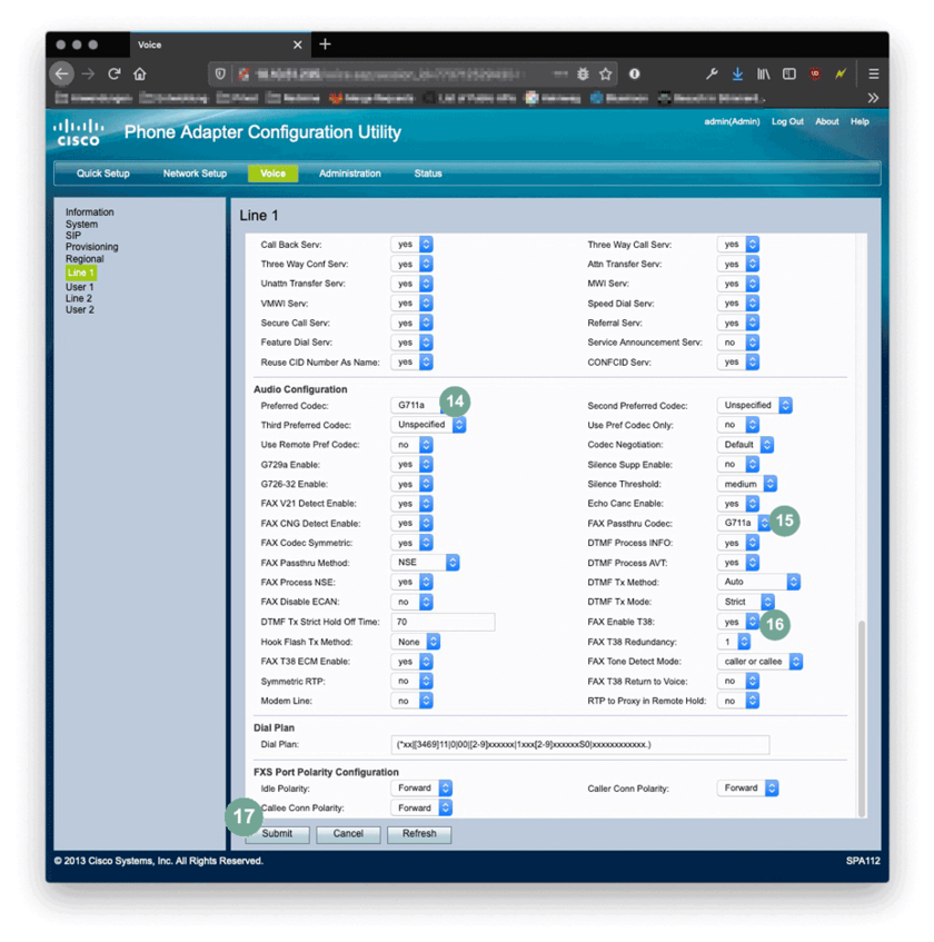 Cisco ATA Konfiguration