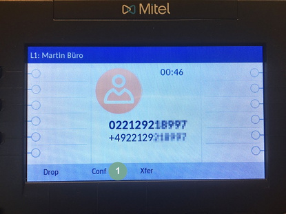 Dreierkonferenz Mitel 6869i