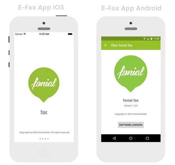 E-Fax-App iOS und Android