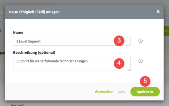 Skill anlegen