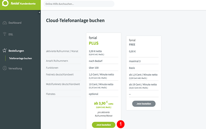 Cloud-Telefonanlage buchen