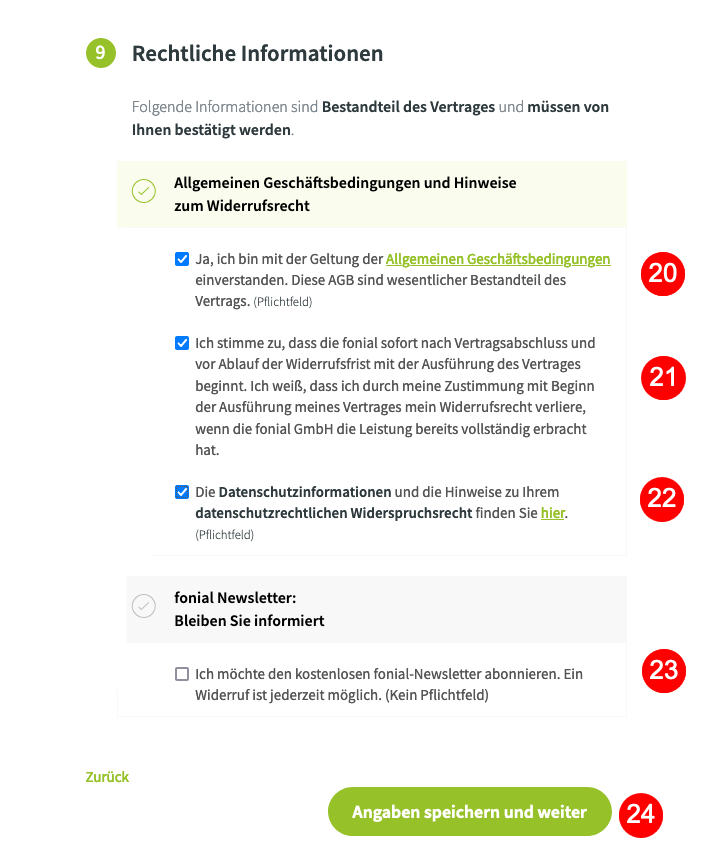Einverständniserklärung