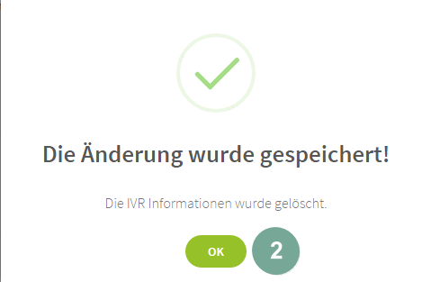 IVR löschen 2